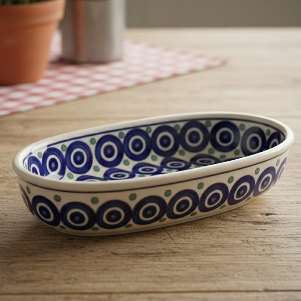 Polish Pottery Boleslawiec 8" Oval Dish